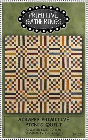 Single Patterns Picnic Quilt Pattern, Big Stitch Quilting, Modern Quilting Designs, Irish Chain Quilt, Log Cabin Quilt Blocks, Picnic Quilt, Primitive Quilts, Jelly Roll Quilts, Layer Cake Quilts