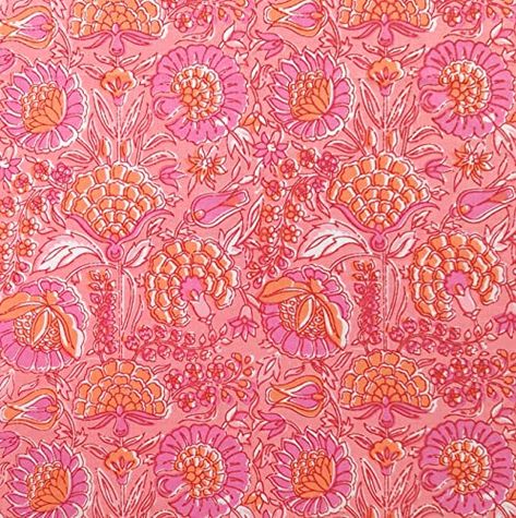 Tops Indian, Indian Block Print Fabric, Block Print Fabric, Hand Printed Fabric, Dress Tops, Indian Prints, Indian Block Print, Pink Floral Pattern, Indian Fabric