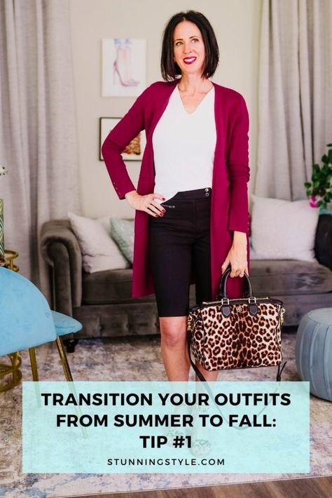 Transition Your Outfits From Summer to Fall: Tip #1 - Stunning Style Fun Fall Outfits, Professional Capsule Wardrobe, Capsule Wardrobe Outfit Ideas, Casual Capsule Wardrobe, Wardrobe For Women, Cute Fall Outfit Ideas, Outfits Sporty, Classic Style Fashion, Fall Fashion 2022