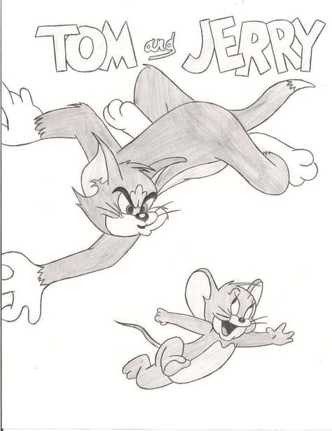 How To Draw Tom And Jerry, Tom And Jerry Pencil Drawing, Tom And Jerry Art Drawing, Tom And Jerry Drawing Sketches, Tom And Jerry Drawings, Tom And Jerry Cartoon Drawing, Tom Y Jerry Dibujos, Tom And Jerry Sketch, Drawing Tom And Jerry