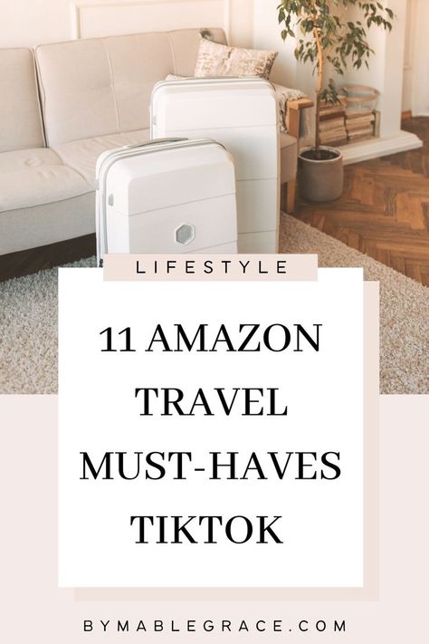 11 Amazon Travel Must-Haves TikTok Packing Organizers Travel, Amazon Must Haves Travel Edition, Work Travel Must Haves, Travel Packing Ideas Hacks, Amazon Finds Travel Edition, Italy Must Haves, Must Have For Traveling, Car Travel Must Haves, Business Travel Must Haves