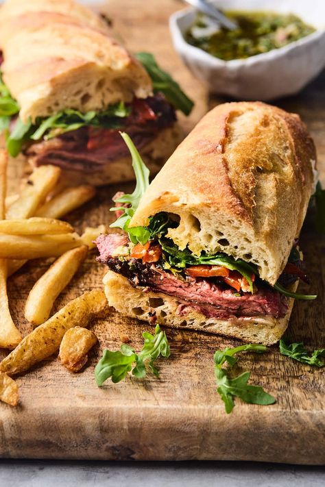 Steak Sandwich - Two Peas & Their Pod Steak And Blue Cheese Sandwich, Sandwich Recipes Steak, Parchment Wrapped Sandwiches, Deli Roast Beef Sandwich Cold, Steak And Onion Sandwich, Steak Frites Sandwich, Shredded Steak Sandwich, Sliced Steak Sandwich, Skirt Steak Sandwich