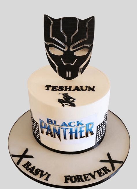 Black Panther Birthday Cake Ideas Images (Pictures) Black Panther Birthday Cake, Black Panther Cake, Panthers Cake, Black Panther Birthday, Marvel Cake, Baker Cake, Cake Designs Images, Cool Cake Designs, Star Wars Cake