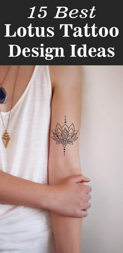 Top 15 Lotus Tattoo Design Ideas - Top Beauty Magazines Phoenix And Lotus Flower Tattoo, Reiki Tattoos, Lotus Tattoo Design For Women, Small Tattoo Ideas Flower, Flower Tattoo Patchwork, Lotus Flower Tattoo Wrist, Lotus Tattoo Shoulder, Simple Lotus Tattoo, Tattoo Ideas Flower