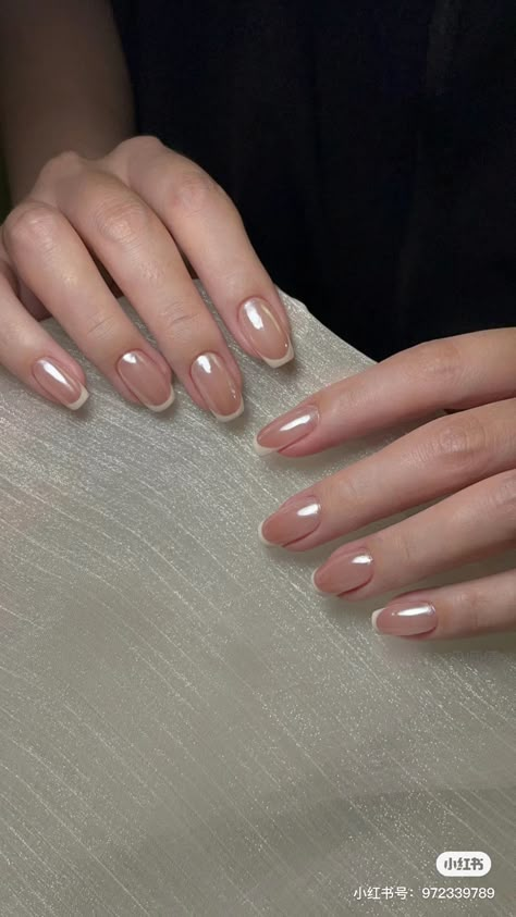 Minimal Nails Art, Ballet Nails, Hello Nails, Subtle Nails, Minimal Nails, Blush Nails, Pretty Gel Nails, روتين العناية بالبشرة, Nails For Women