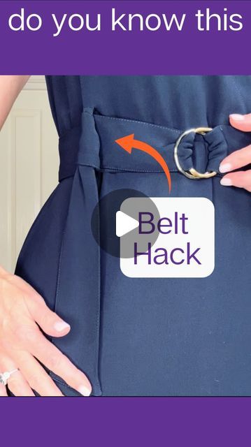 How To Tie A Ring Belt, Belt Alternative Diy, Best Way To Store Belts, Belt Or No Belt With Jeans, Belt Hacks Women, Belting A Dress, Dress With Belt Outfit Classy, Fabric Belt Diy, Belt Hacks