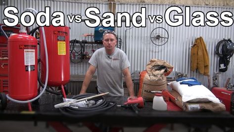 Sandblasting Ideas, Sandblasting Cabinet, 1st Gen 4runner, Soda Blasting, Garage Workshop Layout, Auto Body Work, Diy Tools Homemade, Fifth Wheel Campers, Clean Metal