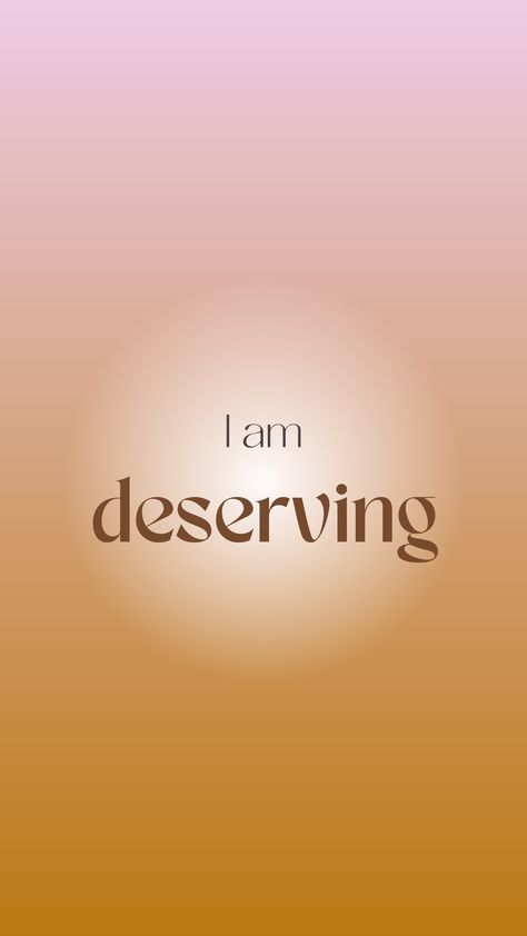 I Am Deserving Of Everything I Dream Of, Self Belief Affirmations, Todays Affirmations, I Deserve Good Things, Journaling Affirmations, I Am Deserving, Good Personality, Self Worth Affirmations, I Am Powerful