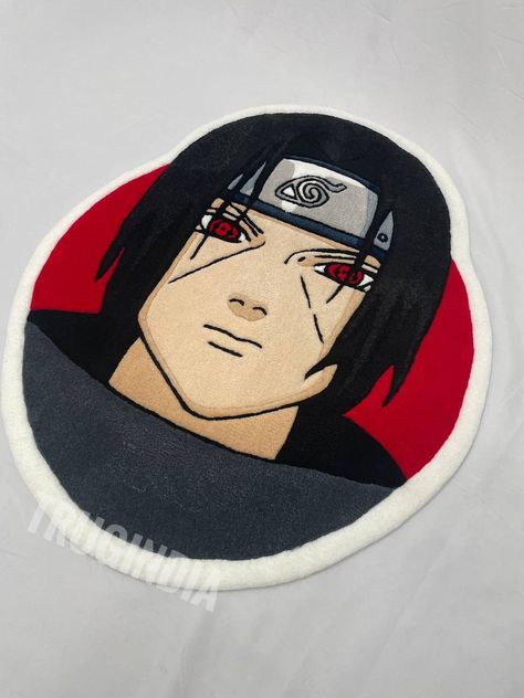 Itachi Uchiha rug Anime Rug, Tufting Ideas, Rug Ideas, Itachi Uchiha, Unique Rugs, Custom Rugs, Rugs Online, Rug Handmade, Handmade Rugs