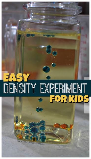 EASY Density Science Experiment for Kids! This is such a cool science project and kids activities for kids of all ages. This fun activity is perfect for preschool, kindergarten, first grade, 2nd grade, 3rd grade, and 4th grade kids. #science #scienceexperiments #scienceprojects #homeschool #preschool #kindergarten #firstgrade #2ndgrad #3rdgrade Balloon Science Experiments, Cool Science Projects, Water Science Experiments, Homeschool Science Experiments, Kids Science Experiments, Science Experiment For Kids, Science Fair Ideas, 2nd Grade Science, Experiment For Kids