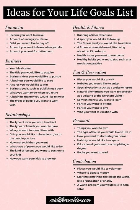 You need to make a life goals list! Why? If you do it correctly, your life goals list help you realize dreams you didn't even think were possible. You can also use it to motivate yourself and it can even help you understand and value the things that are important to you. Here's how to make your own life goals list and ideas to help you get started. Goals List, Life Goals List, Get Your Life Together, Studera Motivation, Goal List, Self Care Bullet Journal, Writing Therapy, Vie Motivation, New Year Goals