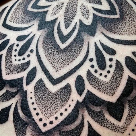 Tattoo Close Up, Sacred Geometry Dotwork Tattoo, Stippling Shading Tattoo, Stipple Mandala Tattoo, Dotting Tattoo Design, Dotted Mandala Tattoo, Dotted Shading Tattoo, Geometric Dotwork, Dotwork Mandala Tattoo Design