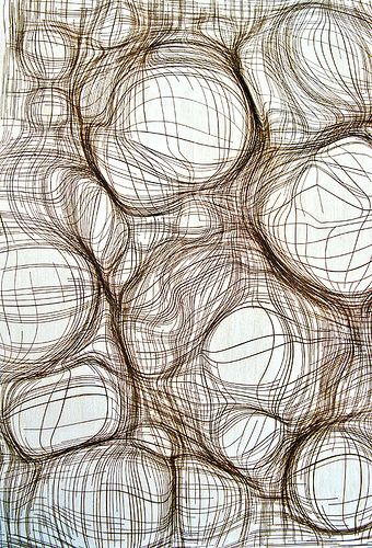 Grid Distortion 03 [lo]- Laser cut | Flickr - Photo Sharing! 3d Templates, الفن الرقمي, Pen Art, Mark Making, Generative Art, Op Art, White Ink, Drawing Techniques, Doodle Art