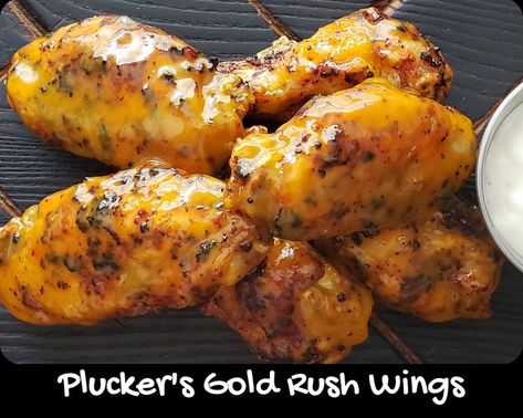 Gold Rush Wing Sauce Recipe, Mustard Wing Sauce, Wings Sauce, Buffalo Wing Sauce, Wing Sauce, Chicken Wing, Chicken Wing Recipes, Wing Recipes, The Wing