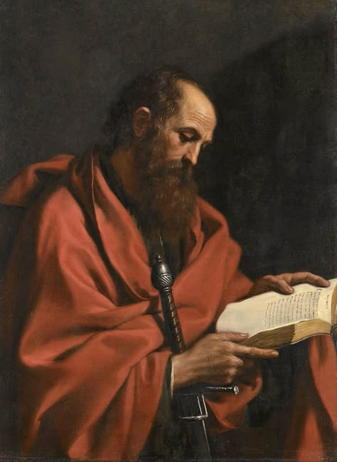 Saint Paul The Apostle, Resurrected Christ, Baroque Artworks, St Paul The Apostle, Portraits Male, The Power Of Belief, Paul The Apostle, Baroque Era, Inner Conflict