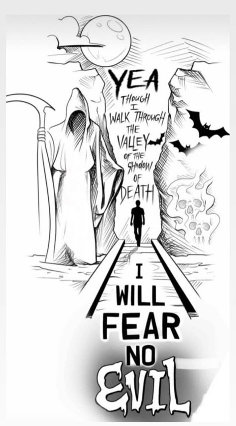 Men’s Arm Tattoos Meaningful, Men Tattoo Ideas Sketch, Though I Walk Through The Valley Tattoo Men, Chest Tattoo Men Ideas Full Sketch, Tattoo Outline Designs For Men, Play The Cards Youre Dealt Tattoo, Leg Sleeve Stencil Tattoo, Fear No One Tattoo Men, I Fear No Evil Tattoo