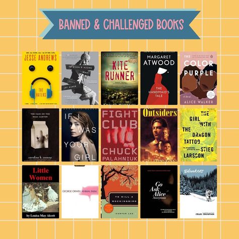 •STOP BANNING BOOKS• ❓QOTD: Do you have any favorite books that are considered banned or challenged? ❓AOTD: two of my faves are perks of being a wallflower and looking for Alaska, both on this list. #bannedbooks #bannedbooksweek #readbannedbooks #booksta #stopbanningbooks Banned Books List, Banning Books, Physical Media, Travel Size Perfume, Looking For Alaska, Perks Of Being A Wallflower, Banned Books, Margaret Atwood, Read A Book