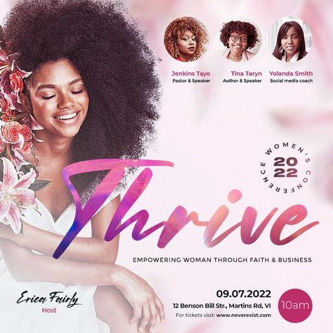 Social Media Design Layout, Gradient Map, Conference Poster, Instagram Flyer, Women's Conference, Christian Graphic Design, Womens Conference, Church Poster Design, Social Media Flyer