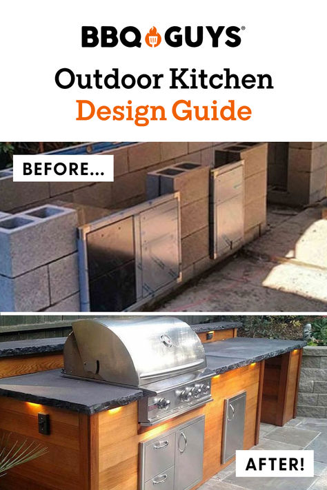 From concept to completion, BBQguys is your trusted partner in creating the ultimate outdoor culinary space. Outside Kitchen Ideas, Dream Outdoor Kitchen, Outdoor Kitchen Design Ideas, Outdoor Grill Station, Patio Grill, Home Decor Cheap, Outdoor Patio Designs, Backyard Fireplace, Outdoor Living Rooms