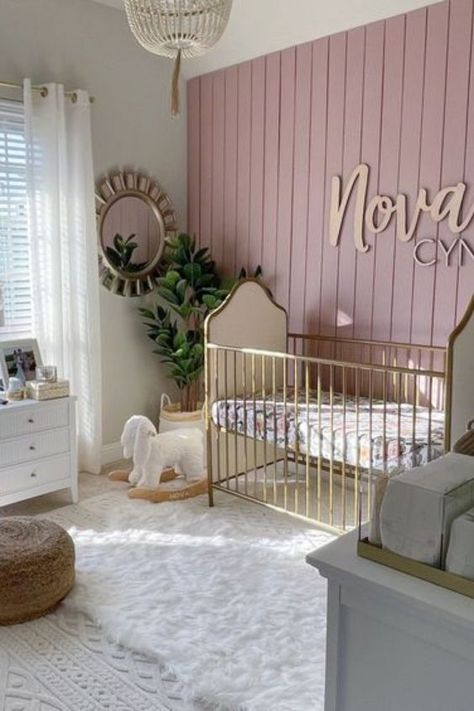 Ahead, we'll look at the best colors for the nursery so you can design one that is relaxing and gorgeous with shades that are easygoing, versatile, and timeless. Dusty Rose Baby Nursery, Mauve Baby Girl Nursery, Gold Crib Nursery Girl, Dusty Rose Nursery Girl, Mauve Nursery Girl, Mauve Baby Nursery, Dusty Pink Nursery, Dusty Rose Nursery, Mauve Nursery