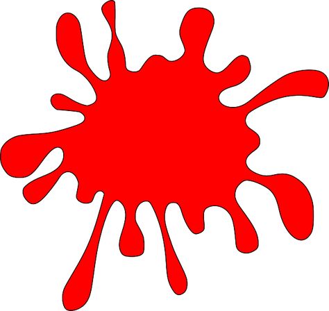 cartoon blood splatter | Red, Water, Ink, Paint, Cartoon, Splatter, Free, Color Splatoon Birthday, Splatoon Party, Paintball Party, Maker Fun Factory, Paint Splats, Fun Factory, Free Clipart Images, Orange Paint, Brown Paint