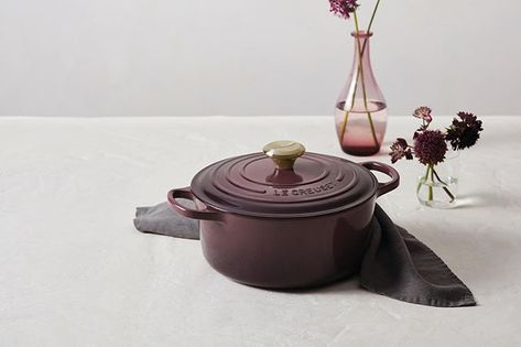 Le Crueset, Le Creuset Colors, Le Creuset Dutch Oven, Greek Lemon Chicken, Le Creuset Cookware, Enameled Cast Iron Cookware, Shell Pink, Kitchen Cookware, Kitchen Themes