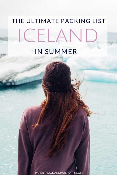 Iceland Summer Packing List, What To Pack For Iceland, What To Wear In Iceland, Iceland Packing List, Iceland Packing, Summer Packing Lists, Iceland Summer, Iceland Vacation, Ultimate Packing List