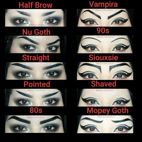 Scenecore Makeup, Goth Eyebrows, Goth Eye Makeup, Marla Singer, Punk Makeup, Goth Stuff, Alt Makeup, Graphic Makeup, Trad Goth