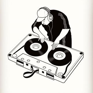 Music Illustration Artworks, Turntables Art, Retro Music Art, Dj Art, Art Musical, Music Drawings, Music Illustration, Hip Hop Art, Music Tattoos