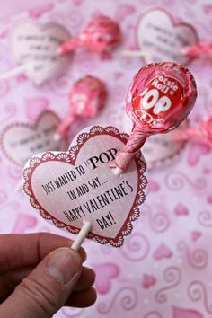 Valentine Candy Grams, Tootsie Pop, Class Valentines, Valentine Gifts For Kids, Homemade Valentines, Valentines School, Valentines Day Treats, My Funny Valentine, Valentine Candy