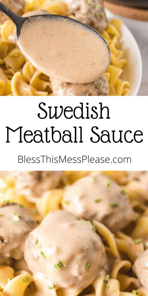 This creamy Swedish meatball sauce is rich in flavor, velvety in texture, and is super easy to make in just a few minutes with basic ingredients. Swedish Sauce For Meatballs, Swedish Meatballs Sauce Crockpot, Sauce For Swedish Meatballs Gravy, Sweetish Meatball Sauce, Ikea Meatball Sauce Gravy, Homemade Swedish Meatball Sauce, Swedish Meatball Gravy Easy, Sweetish Meatball Sauce Gravy, Cream Sauce For Meatballs