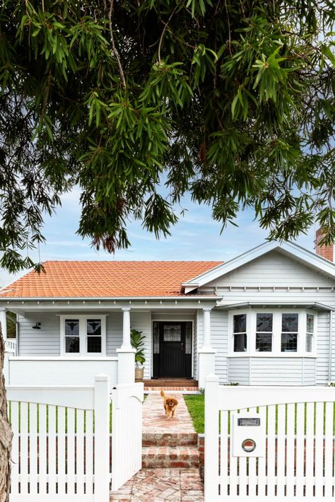 Bungalow Front Porch Ideas, Bungalow Exterior Makeover, California Bungalow Exterior, 1940s Bungalow, Californian Bungalow, 1920s Bungalow, House Makeovers, California Bungalow, House Front Porch