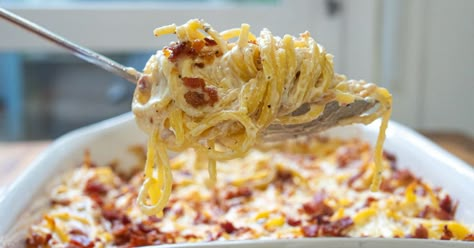 Bacon Cream Cheese Baked Spaghetti – 12 Tomatoes Cream Cheese Baked Spaghetti, Cheese Baked Spaghetti, Bacon Spaghetti, Cream Cheese Spaghetti, Cheese Spaghetti, Pasta Casseroles, Tomatoes Recipes, 12 Tomatoes Recipes, Bacon Soup