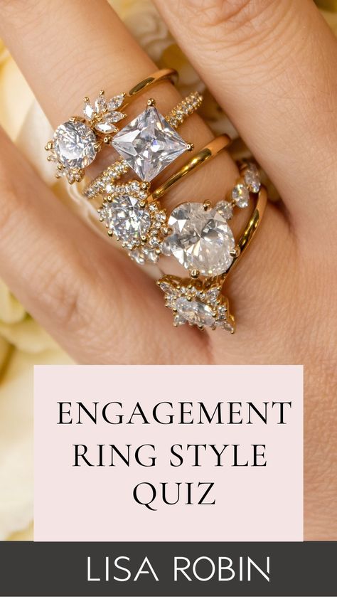 Lisa Robin Engagement Ring Style Quiz Affordable Engagement Rings Budget, Cut Engagement Ring, Engagement Rings Types Chart, Engagement Rings Cut Types, Wedding Ring Shapes Style, Simple But Unique Engagement Rings, Wide Oval Engagement Ring, Types Of Rings Engagement, Different Ring Cuts