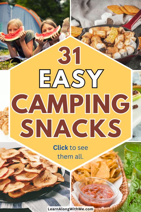 Campfire Finger Food, Campfire Snacks Parties Food, Camp Snacks For Adults, Camp Snacks Make Ahead, Snacks To Bring Camping, Snacks For Camping Easy, Good Camping Snacks, Campfire Snack Ideas, Packing Food For Camping