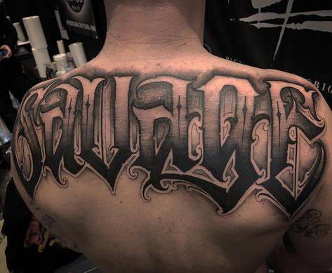 SAVAGE - from the Detroit show this weekend 🙏🏼thanks to everyone for all the kind words and support I get when I’m out doing shows on the road. Although I can’t spend as much time as I’d like to talking to everyone. The support doesn’t go unnoticed. 🙏🏼 Savage Tattoo For Men, Savage Tattoo, Angel Wings Tattoo On Back, Typographic Tattoo, Wing Tattoos On Back, James Jones, Cursive Tattoos, Saved Tattoo, Sigil Tattoo