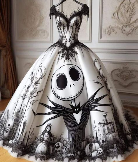 Nightmare Before Christmas Clothing, Nightmare Before Christmas Pictures, Nightmare Before Christmas Dress, Christmas Wedding Dresses, Nightmare Before Christmas Wedding, Nightmare Before Christmas Wallpaper, Nightmare Before Christmas Decorations, Halloween Themed Wedding, Christmas Clothing