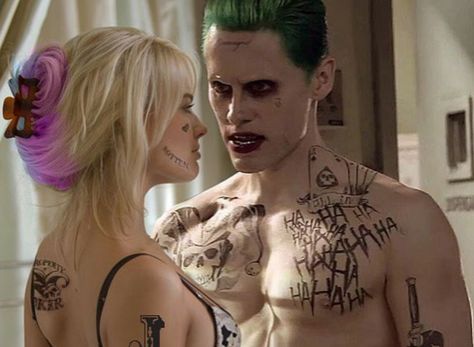 Joker E Harley Quinn, Harley And Joker, Arley Queen, Hahaha Joker, Jared Leto Joker, Leto Joker, Harley And Joker Love, Der Joker, Harley Quinn Quotes