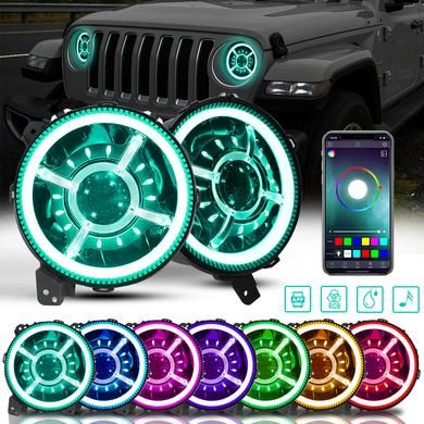 High Quality LED Lights for Jeep Wrangler JK JL RGB Halo Projector – Sunpie Cool Jeep Accessories, Jeep Wrangler Upgrades, Green Jeep Wrangler, Jeep Swag, Silver Jeep, Jeep Lights, Rock Lights, Jeep Baby, Green Jeep