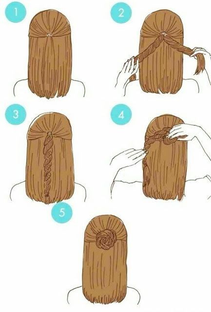 1910 Hairstyles, Hairstyle Images, Very Easy Hairstyles, Easy Hairstyles For Thick Hair, Cute Simple Hairstyles, Kawaii Hairstyles, Peinados Fáciles Para Cabello Corto, Hair Tutorials For Medium Hair, Hair Stylies