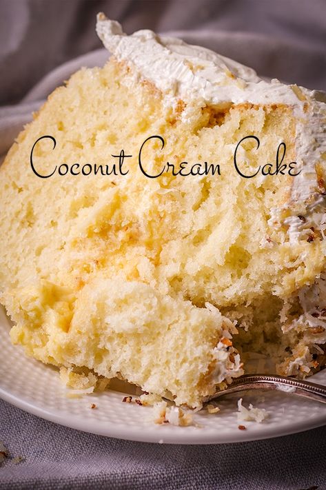 Cream Cake Filling, Coconut Cream Filling, Coconut Cakes, Coconut Cream Cake, Cake With Coconut, Coconut Extract, Cake Filling, Cake Recipes From Scratch, Cream Filling