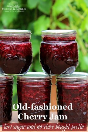 Homemade Jam Packaging, Cherry Jam Recipe, Old Fashioned Cherries, Jam Homemade, Cherry Jam Recipes, Jam Strawberry, Jam Packaging, Canning Fruit, Jam Recipes Homemade