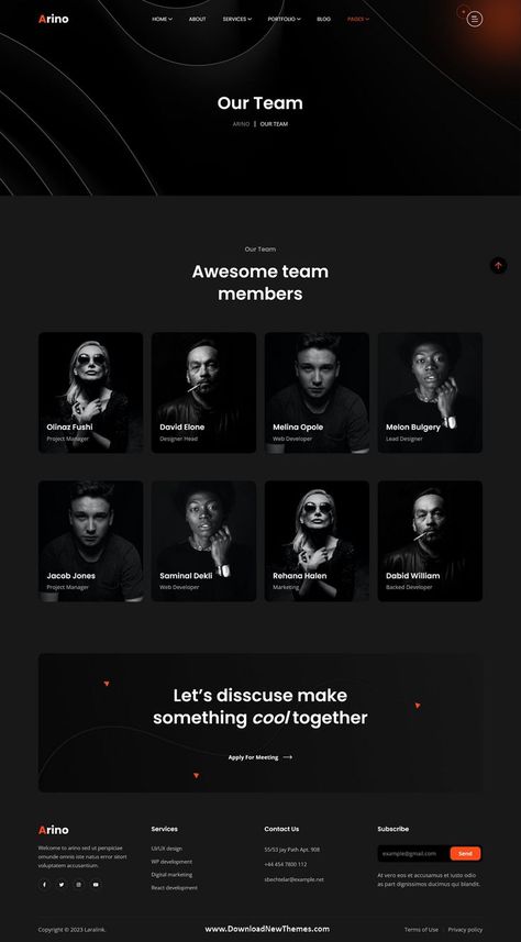 Arino - Creative Agency WordPress Theme Modern Web Design Trends, Web Developer Portfolio, Personal Website Design, Creative Agency Website, Custom Widgets, Marketing Agency Website, Website Design Inspiration Layout, Agency Website Design, Website Company