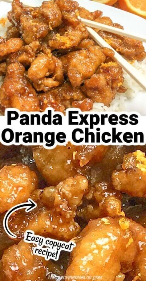 You don't have to order Panda Express anymore after trying this delicious orange chicken recipe from the Soccer Mom Blog! This easy copycat recipe is perfect for a date night in. Plus, it is healthier than take-out! Make your own orange chicken this weekend! Panda Express Orange Chicken Recipe, Panda Express Orange Chicken, Homemade Chinese Food, Restaurant Copycat, Meat Dish, Orange Chicken Recipe, Better Than Takeout, Chinese Cooking Recipes, Cashew Chicken