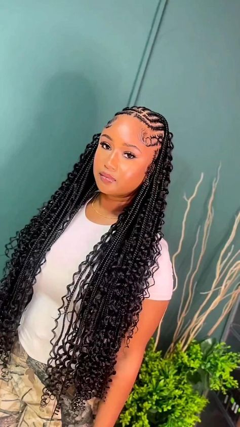 Braided Mohawk Hairstyles, Diy Hair Wig, Hair Braid Designs, Latest Hair Braids, Hair Braid Patterns, Short Box Braids Hairstyles, Braided Hairstyles For Black Women Cornrows, Big Box Braids Hairstyles, Goddess Braids Hairstyles