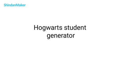 Looking to make a quick Hogwarts OC? Perhaps a background character? Or maybe even seeing what your life could have been like in the wizarding world? Here's the place to do it. Have fun! Hogwarts Oc, Oc Generator, Hogwarts Student, Harry Potter Oc, Harry Potter Crafts, A Background, Wizarding World, Have Fun, Hogwarts