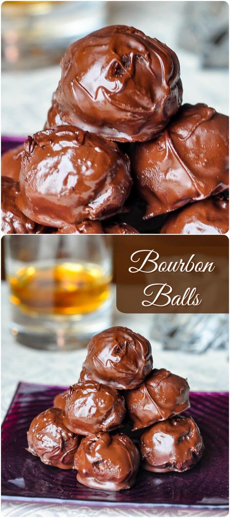 Bourbon Balls...or Rum Balls...or Brandy Balls...or... Brandy Balls, Boozy Treats, Bourbon Balls, Best New Recipes, Diy Easy Recipes, Rum Balls, Chocolate Balls, Homemade Candies, Balls Recipe