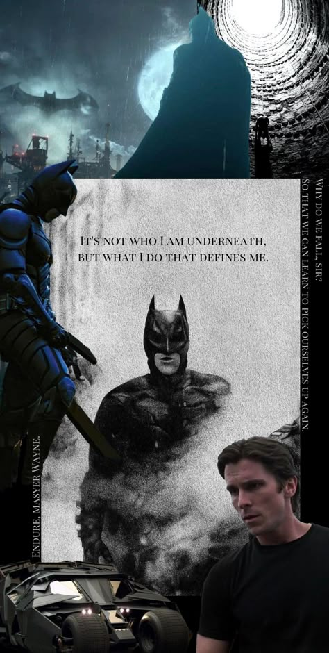 "Why do we fall, sir?"   #Batman #DarkKnight #ChristianBale #ChristopherNolan #MobileWallpapers Batman Why Do We Fall, I Am Vengeance Batman Wallpaper, Batman Wallpaper Christian Bale, Batman Begins Aesthetic, Why Do We Fall Batman Quote, Christian Bale Batman Wallpaper, Batman The Dark Knight Wallpaper, Batman Begins Wallpaper, Christian Bale Dark Knight