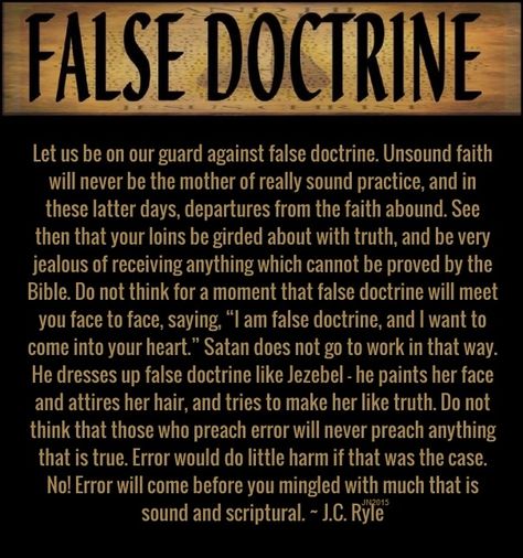 J.C. Ryle...Let your creed be the Bible and nothing but the Bible, and your example ‪#‎Christ‬ and nothing short of ‪#‎Him‬. Take heed, lest your minds be corrupted from the simplicity that is in Christ. False Doctrine, Biblical Truths, Relationship With Jesus, Reformed Theology, Hebrew Language, Soli Deo Gloria, False Prophets, Bible Study Notebook, King Jesus