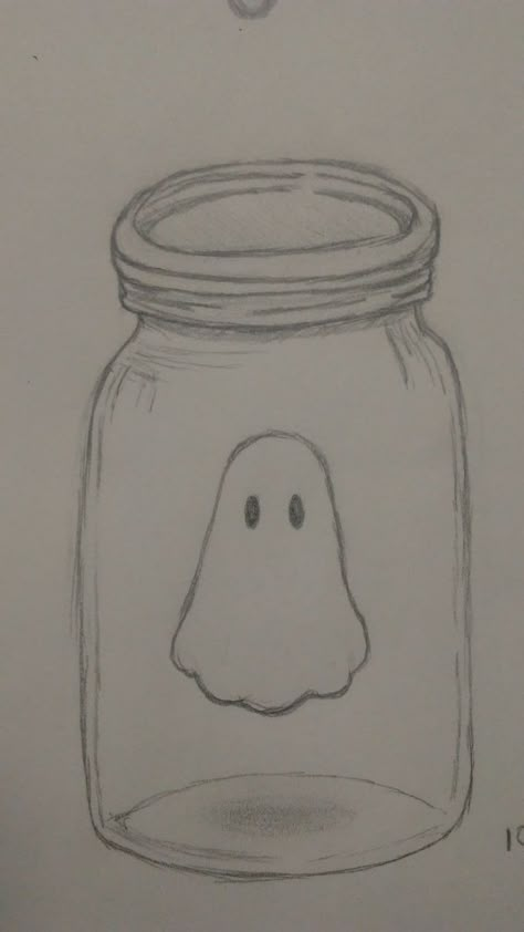 Spooky Halloween Drawings Ideas, Ghost Drawing Cute Easy, Cute And Easy Halloween Drawings, Things To Draw In Your Sketchbook Halloween, Simple Drawing Ideas Aesthetic Easy, Simple Doodles Halloween, Halloween Sketches Aesthetic, Simple Beginner Drawings, Easy Things To Draw Halloween